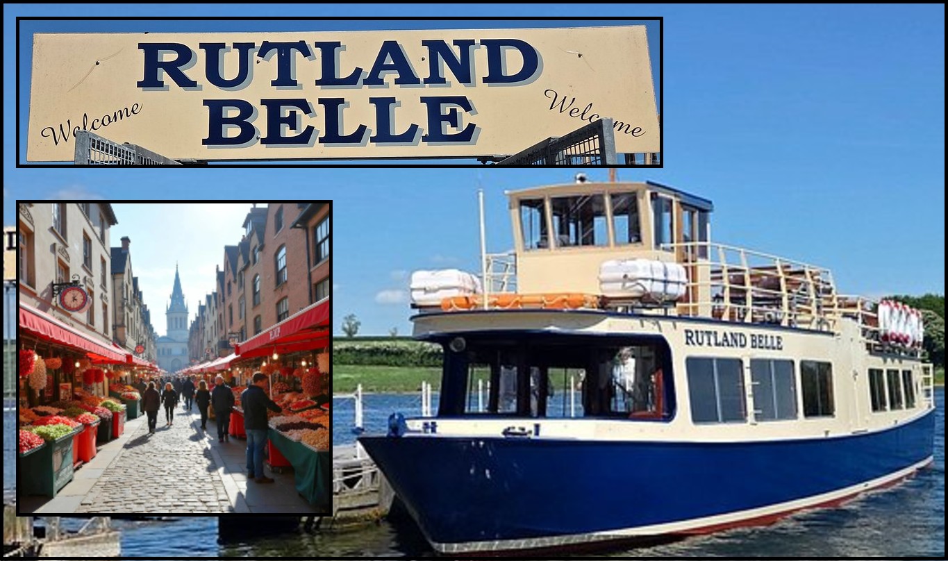 Rutland Cream Tea Cruise & Stamford Market ⛵🫖🍰
